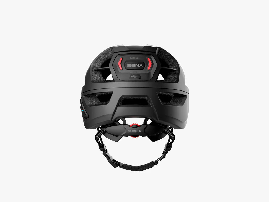 Kolesarska čelada SENA M1 EVO Smart Helmet, Mesh, Mat črna, L