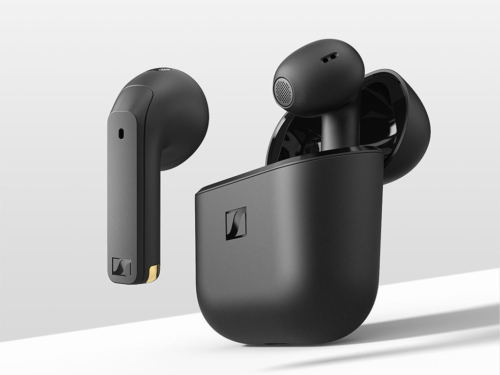 Slušalke Sennheiser Accentum Open, True Wireless, črne