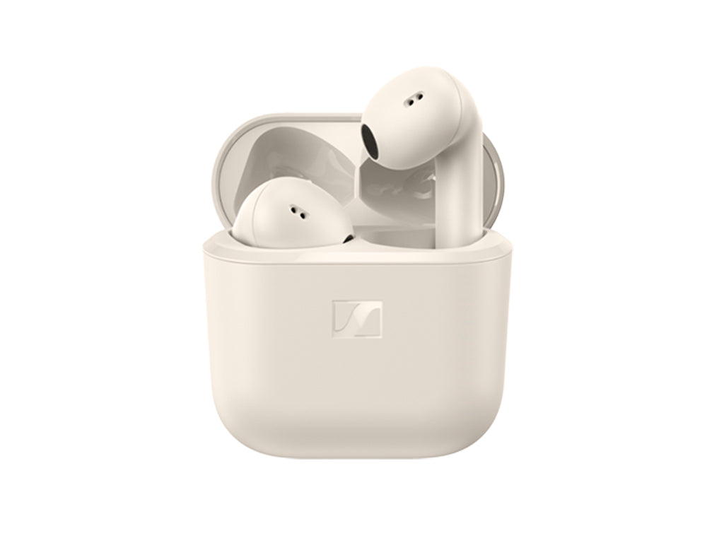 Slušalke Sennheiser Accentum Open, True Wireless, krem
