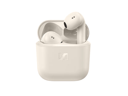 Slušalke Sennheiser Accentum Open, True Wireless, krem