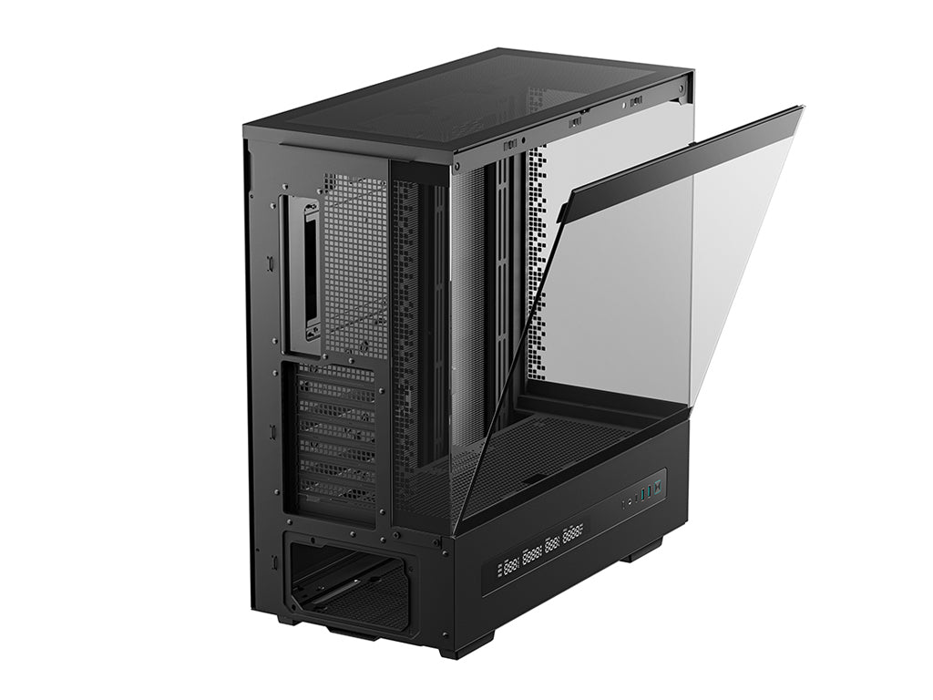 Računalniško ohišje DeepCool CH690 DIGITAL,  ATX, Midi-Tower, LCD, kaljeno steklo, črno