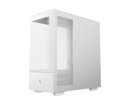 Računalniško ohišje DeepCool CH690 DIGITAL,  ATX, Midi-Tower, LCD, kaljeno steklo, belo