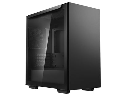 Računalniško ohišje DeepCool MACUBE 110, Micro-ATX, Kaljeno steklo, črno