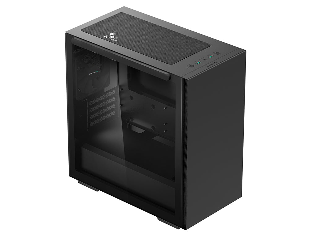 Računalniško ohišje DeepCool MACUBE 110, Micro-ATX, Kaljeno steklo, črno