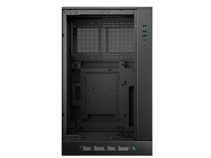 Računalniško ohišje DeepCool CH270 DIGITAL, Micro-ATX, LCD, Kaljeno steklo, črno