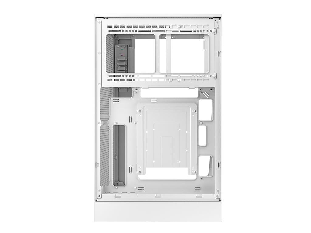 Računalniško ohišje DeepCool CH270 DIGITAL, Micro-ATX, LCD, Kaljeno steklo, belo