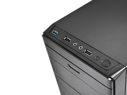 Računalniško ohišje DeepCool WAVE V2, Micro-ATX, črno