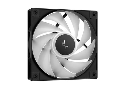 Hladilnik za procesor DeepCool AG620 BK ARGB V2, 2x120mm, črn