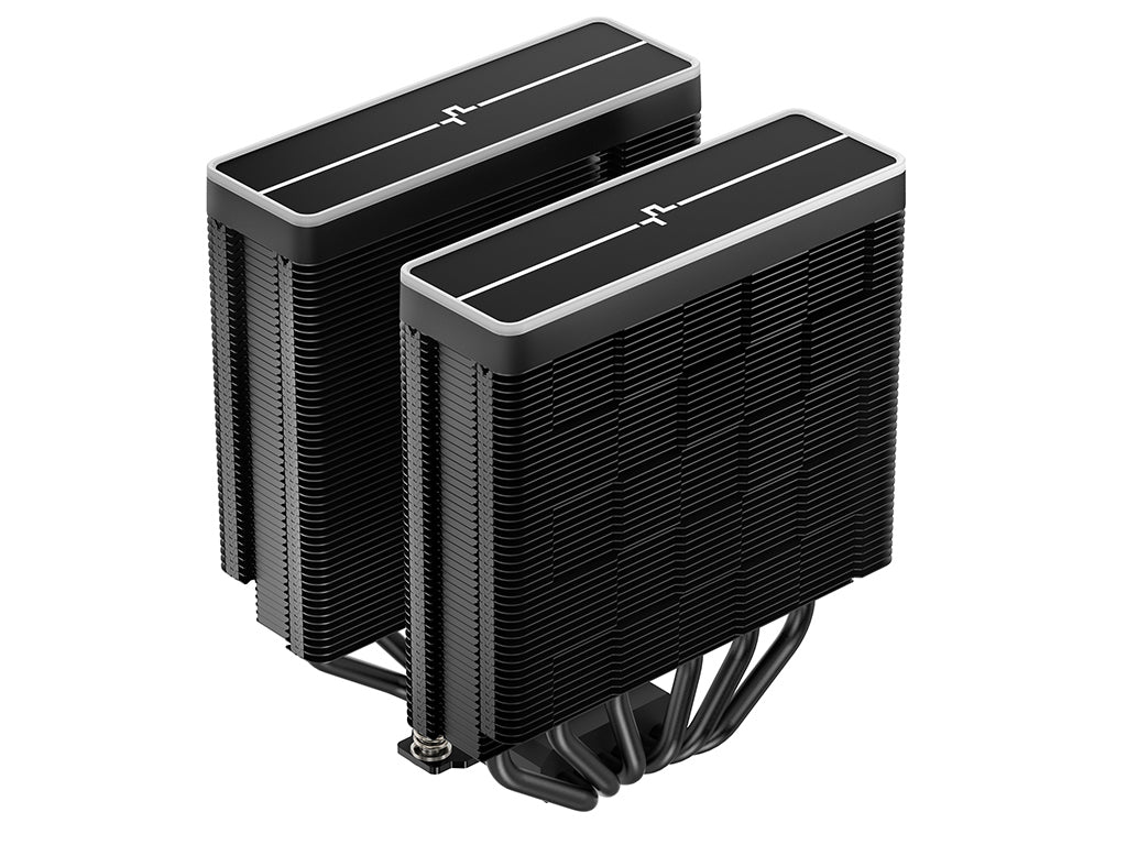Hladilnik za procesor DeepCool AG620 BK ARGB V2, 2x120mm, črn