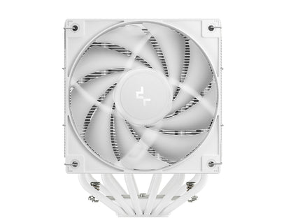 Hladilnik za procesor DeepCool AG620 WH ARGB V2, 2x120mm, bel