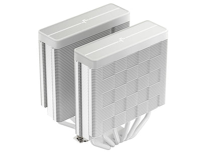 Hladilnik za procesor DeepCool AG620 WH ARGB V2, 2x120mm, bel