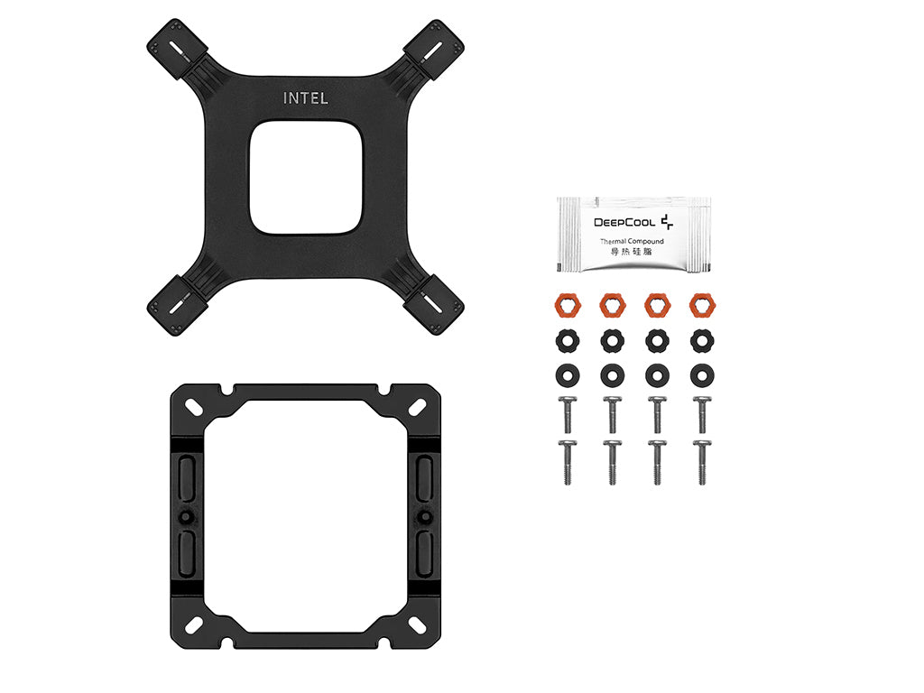 Hladilnik za procesor DeepCool AG400 BK ARGB V2, 120mm, črn