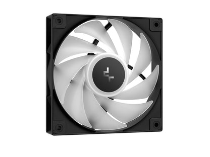 Hladilnik za procesor DeepCool AG400 BK ARGB V2, 120mm, črn