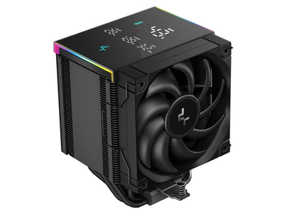 Hladilnik za procesor DeepCool AK500 DIGITAL PRO, 120mm, LCD, ARGB, črn