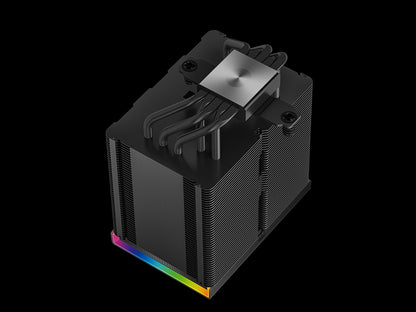 Hladilnik za procesor DeepCool AK500 DIGITAL PRO, 120mm, LCD, ARGB, črn