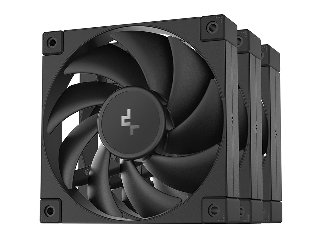 Ventilator za ohišje DeepCool FD12 3-in-1, PWM, 120mm, 3 Pack, črn
