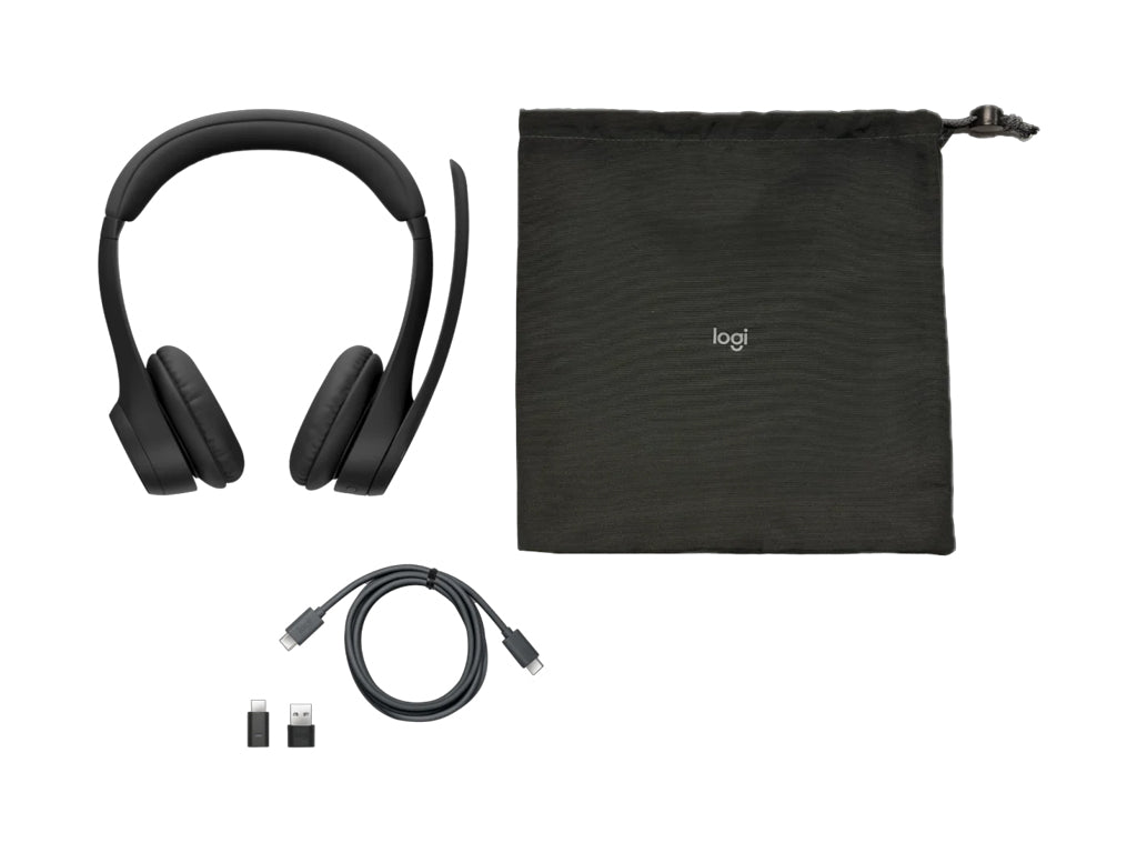 Slušalke Logitech Zone 305, MS Teams certificirane, Bluetooth, USB sprejemnik, črne