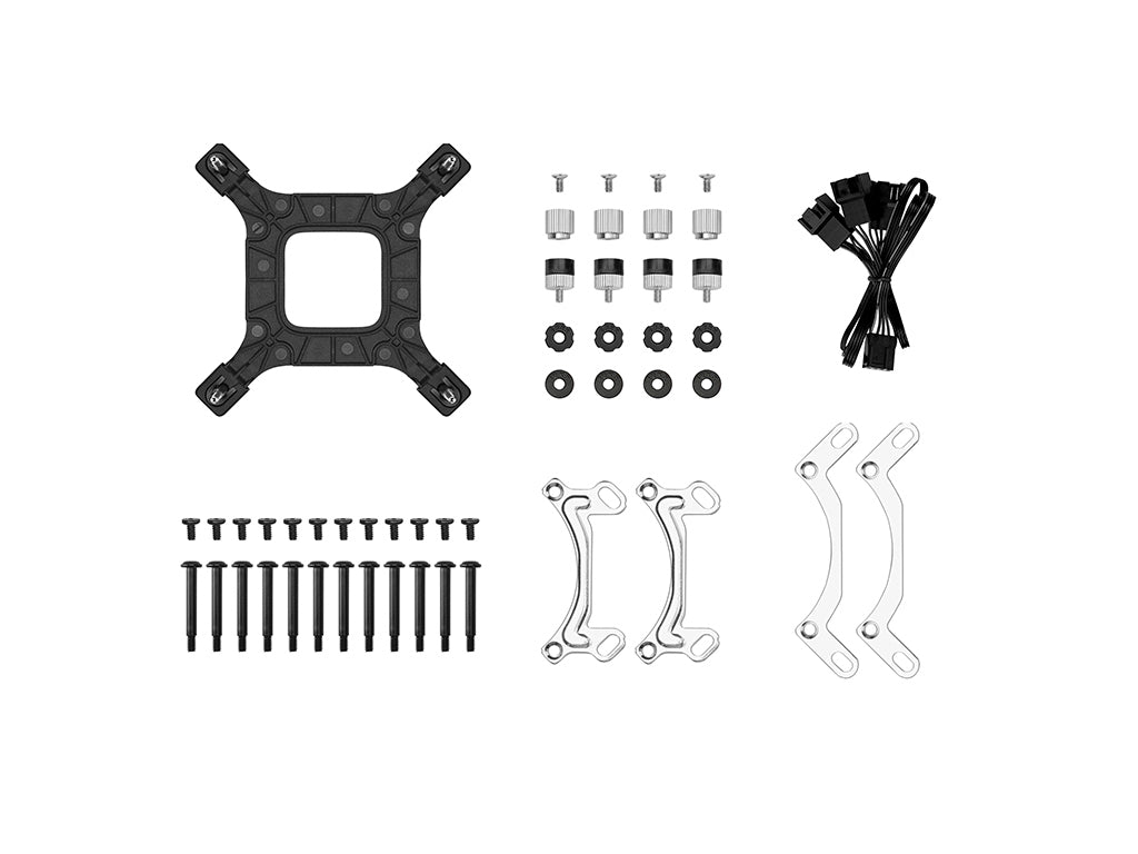 Komplet za tekočinsko hlajenje AIO Liquid Cooler DeepCool LE360 V2, 360mm, ARGB, črn