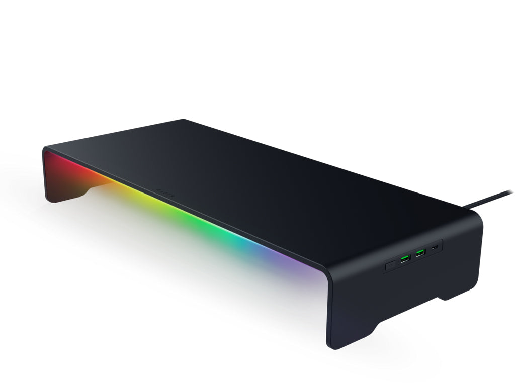 Stojalo za monitor Razer Monitor Stand Chroma, z USB hubom s 4 vhodi, RGB, HDMI, USB-C