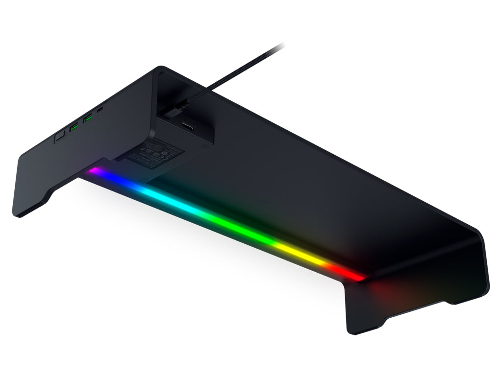 Stojalo za monitor Razer Monitor Stand Chroma, z USB hubom s 4 vhodi, RGB, HDMI, USB-C