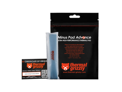Termična blazinica Thermal Grizzly Minus Pad Advance, 120x20x1 mm, 4 kosi