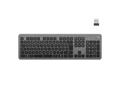 Tipkovnica Ewent EW3298 Wireless, osvetljena, Multimode, SLO