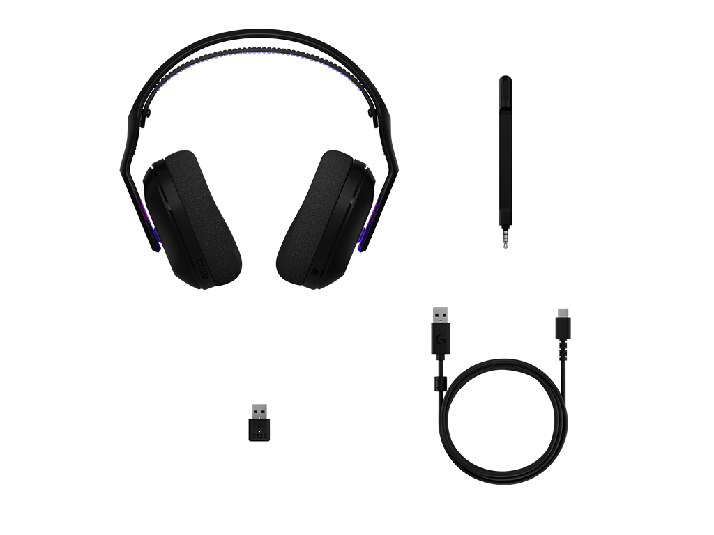 Slušalke Logitech G522 LIGHTSPEED Wireless Gaming, črne