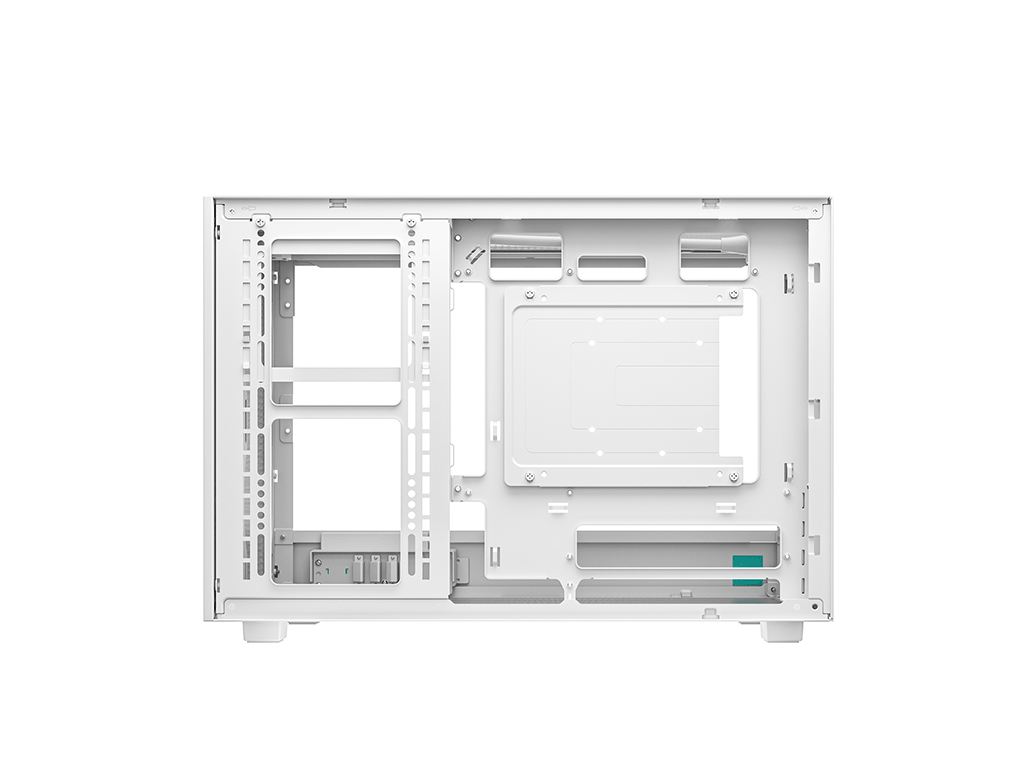 Računalniško ohišje DeepCool CH260, Micro-ATX, kajeno steklo, belo