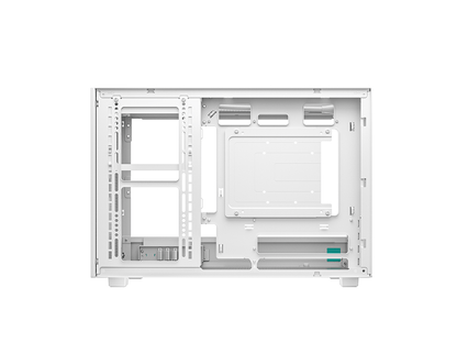 Računalniško ohišje DeepCool CH260, Micro-ATX, kajeno steklo, belo