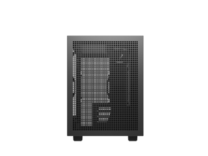 Računalniško ohišje DeepCool CH260, Micro-ATX, kajeno steklo, črno