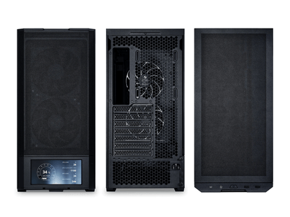 Računalniško ohišje Lian Li LANCOOL 207 Digital, ATX, Midi-Tower, kaljeno steklo, črno