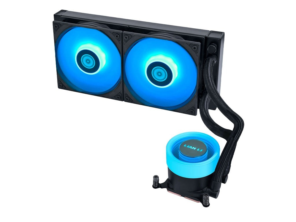 Komplet za tekočinsko hlajenje AIO Liquid Cooler Lian Li GA II Lite 240 RGB, ARGB, črn