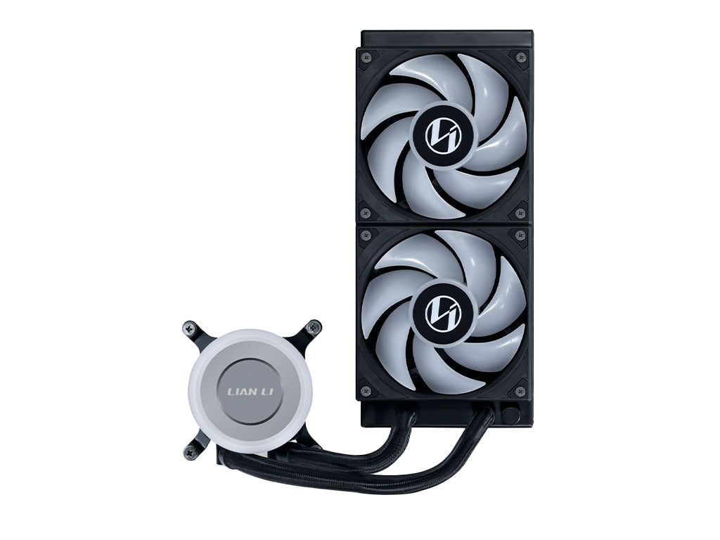 Komplet za tekočinsko hlajenje AIO Liquid Cooler Lian Li GA II Lite 240 RGB, ARGB, črn