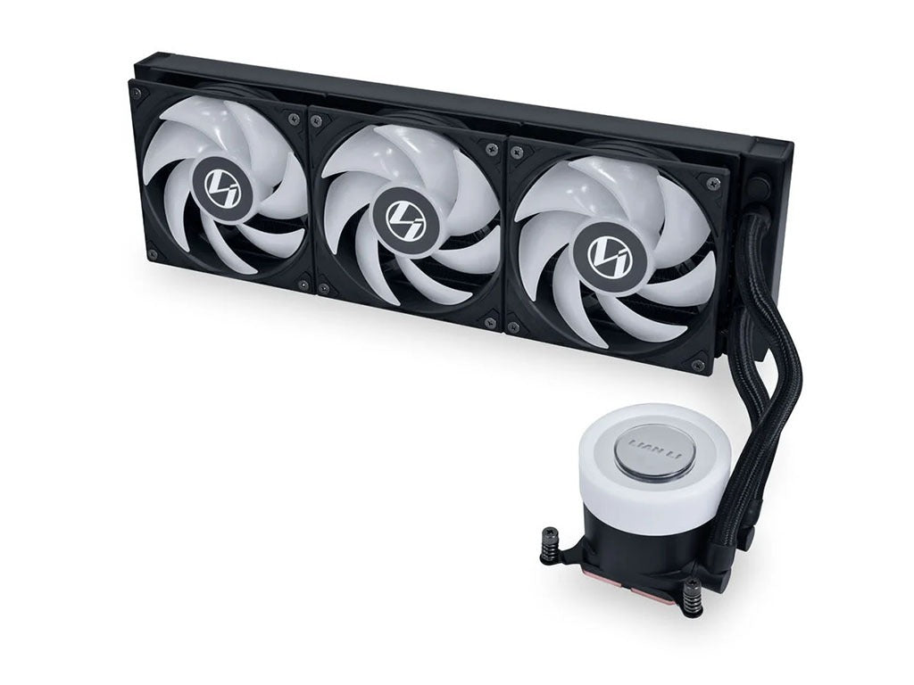 Komplet za tekočinsko hlajenje AIO Liquid Cooler Lian Li GA II Lite 360 RGB, ARGB, črn