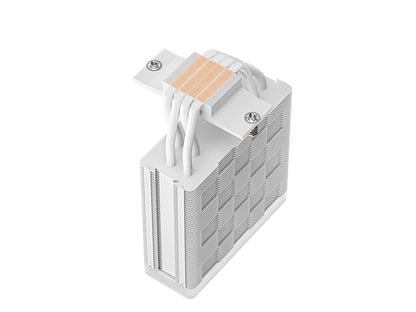 Hladilnik za procesor DeepCool AG400 WH ARGB V2, 120mm, bel