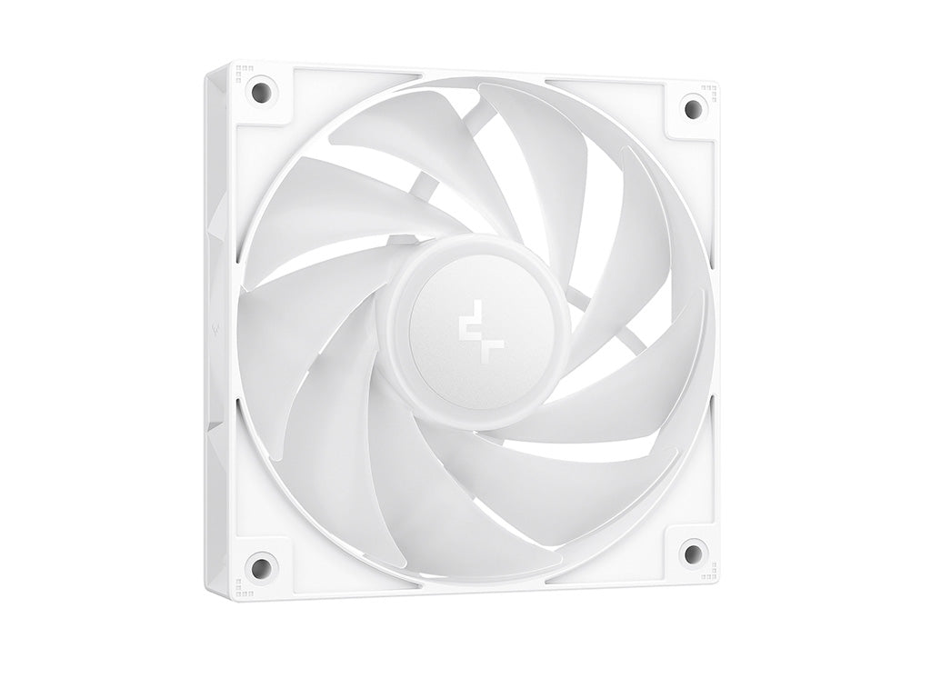 Hladilnik za procesor DeepCool AG400 WH ARGB V2, 120mm, bel