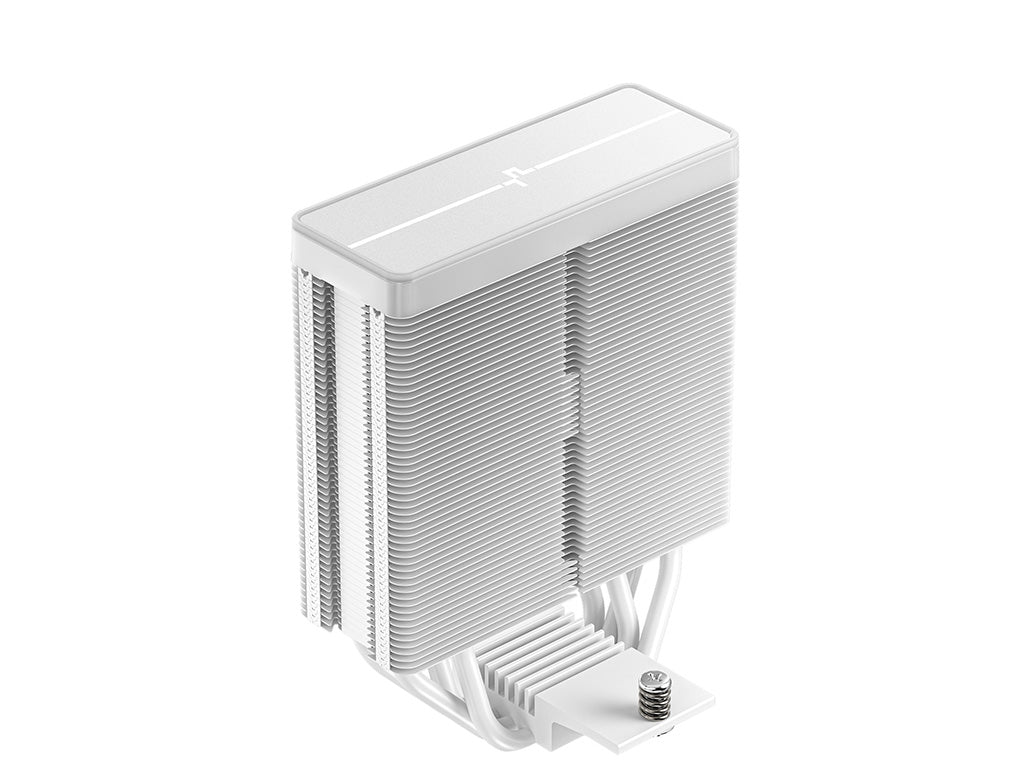 Hladilnik za procesor DeepCool AG400 WH ARGB V2, 120mm, bel