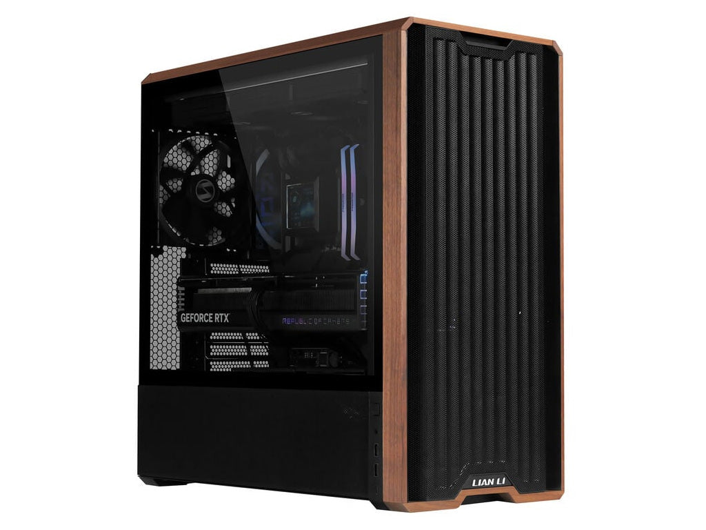 Računalniško ohišje Lian Li LANCOOL 217, ATX, Midi-Tower, kaljeno steklo, črno