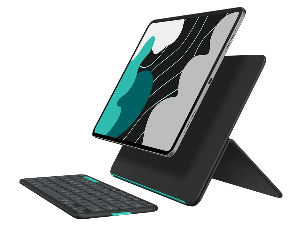 Ovitek s tipkovnico Logitech Flip Folio za iPad Pro 13 (M4) in iPad Air 13 (M2 & M3), grafit, Slo g.