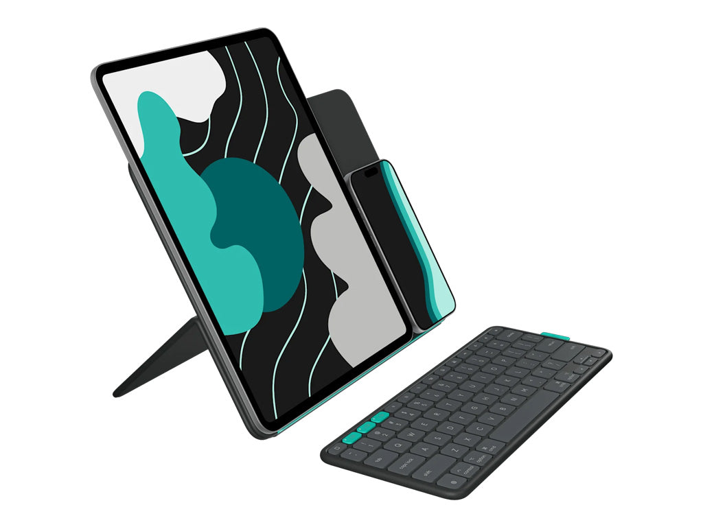 Ovitek s tipkovnico Logitech Flip Folio za iPad Pro 13 (M4) in iPad Air 13 (M2 & M3), grafit, Slo g.