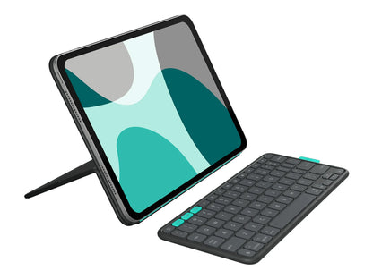 Ovitek s tipkovnico Logitech Flip Folio za iPad Pro 11 (M4) in iPad Air 11 (M2 & M3, 5.gen), grafit, Slo g.