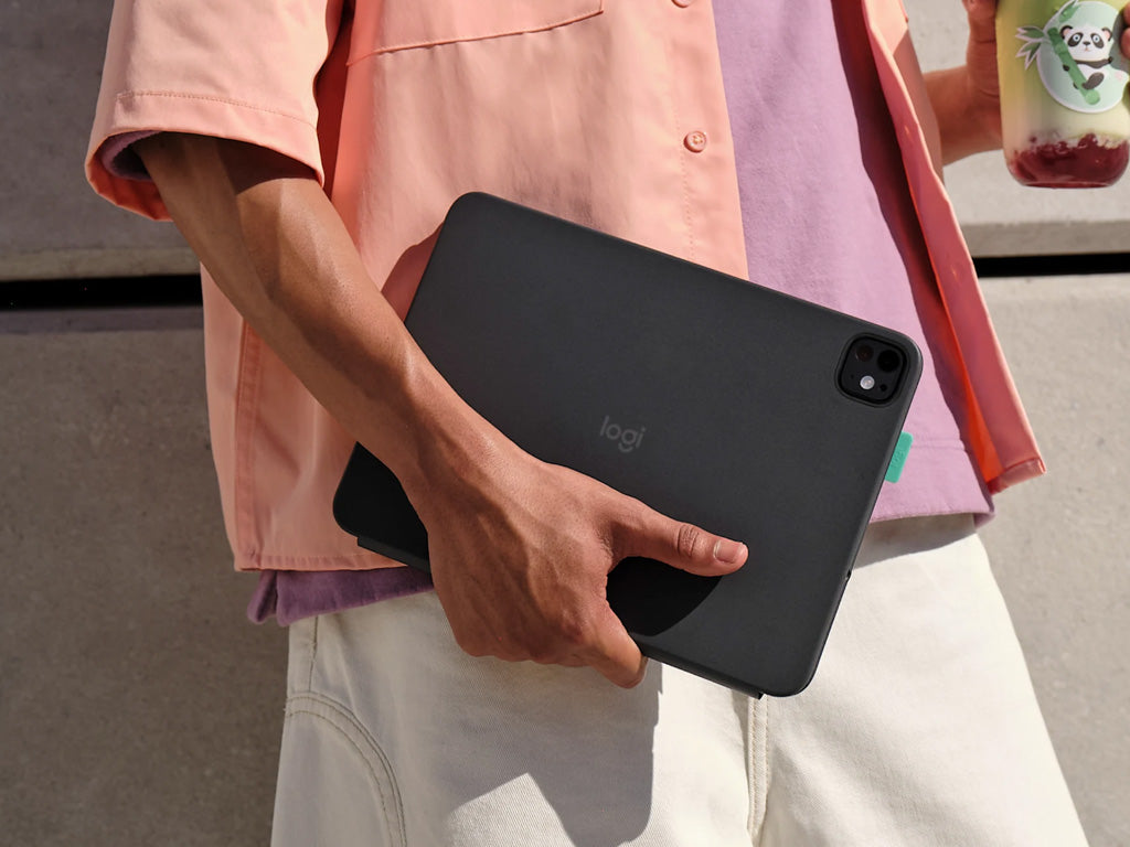 Ovitek s tipkovnico Logitech Flip Folio za iPad Pro 11 (M4) in iPad Air 11 (M2 & M3, 5.gen), grafit, Slo g.