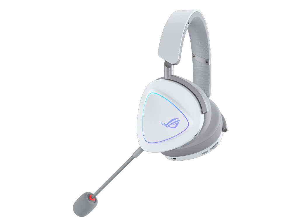 Slušalke ASUS ROG Delta II, Wireless, Bluetooth, bele