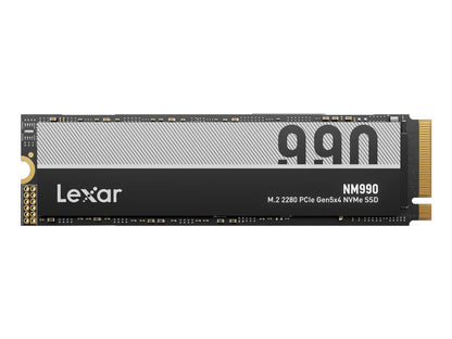 SSD 2TB M.2 80mm PCI-e 5.0 x4 NVMe, Lexar NM990 (LNM990X002T-RNNNG)