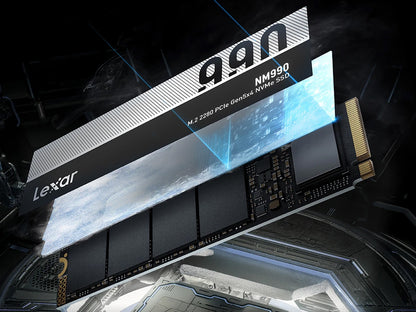 SSD 2TB M.2 80mm PCI-e 5.0 x4 NVMe, Lexar NM990 (LNM990X002T-RNNNG)