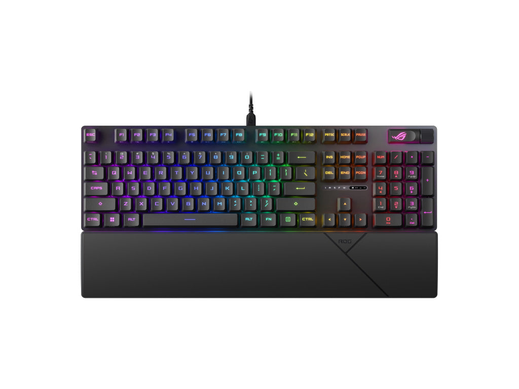 Tipkovnica ASUS ROG Strix Scope II RX, ROG RX Red, PBT, RGB, USB, UK