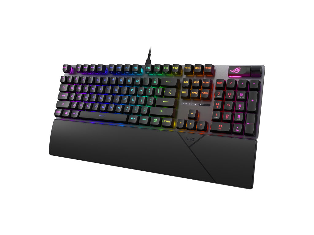 Tipkovnica ASUS ROG Strix Scope II RX, ROG RX Red, PBT, RGB, USB, UK