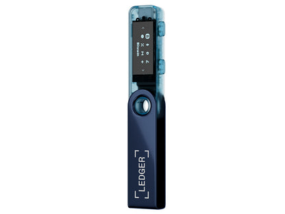 Ledger Nano S PLUS, denarnica za Bitcoin in druge kriptovalute, Neptune Blue