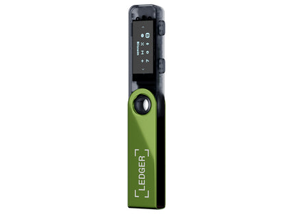 Ledger Nano S PLUS, denarnica za Bitcoin in druge kriptovalute, Oxidate Green