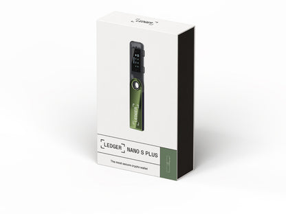 Ledger Nano S PLUS, denarnica za Bitcoin in druge kriptovalute, Oxidate Green